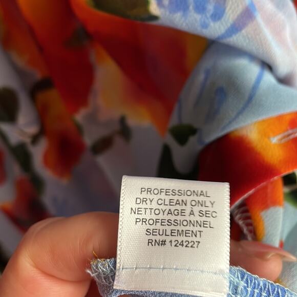 MISA Marsala Floral Shirtdress - Picture 15 of 16